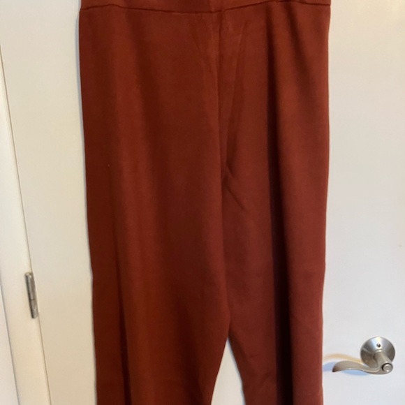 Nine West rust colored dressy wide-legged pants - Picture 3 of 5